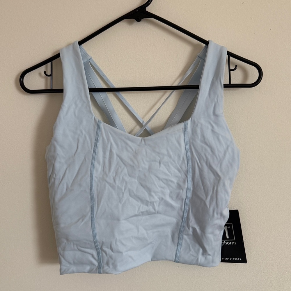 1st phorm baby blue workout tank
